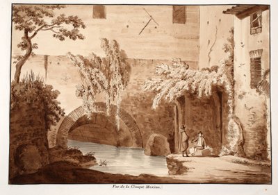 View of the Cloaca Maxima by Agostino Tofanelli
